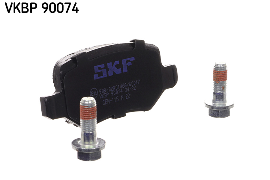 stabdžių trinkelių rinkinys, diskinis stabdys - VKBP 90074 SKF